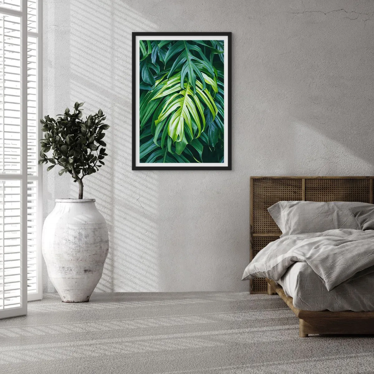 Poszter fehér keretben - Merüljön el a frissességben - 30x40 cm