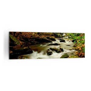 Vászonkép - Mint folyékony ezüst - 160x50 cm