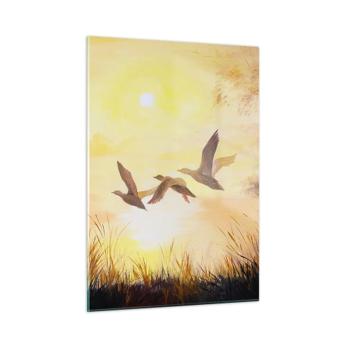 Üveg kép - Egy hosszú utazás kezdete - 50x70 cm
