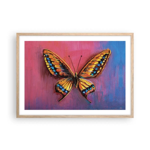 Poszter világos tölgy keretben - A természet gyöngye - 70x50 cm