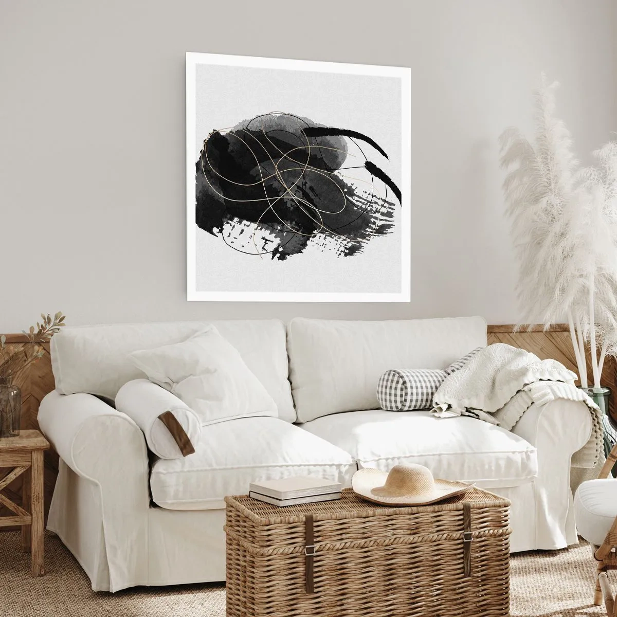 Poszter - Feketéből készült - 60x60 cm