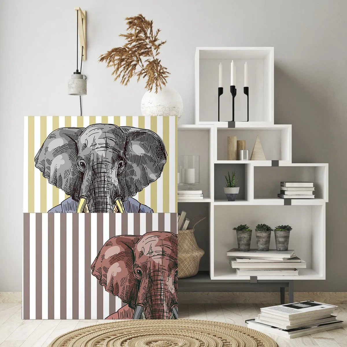 Üveg kép - Természeténél fogva elegáns - 50x70 cm