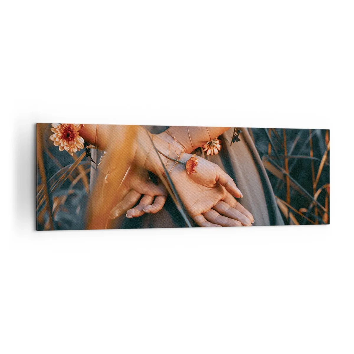 Vászonkép - Kapcsolatban a természettel - 160x50 cm