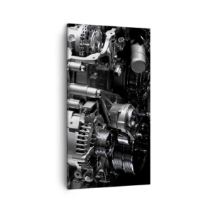 Vászonkép - Acél, szép, erős - 45x80 cm