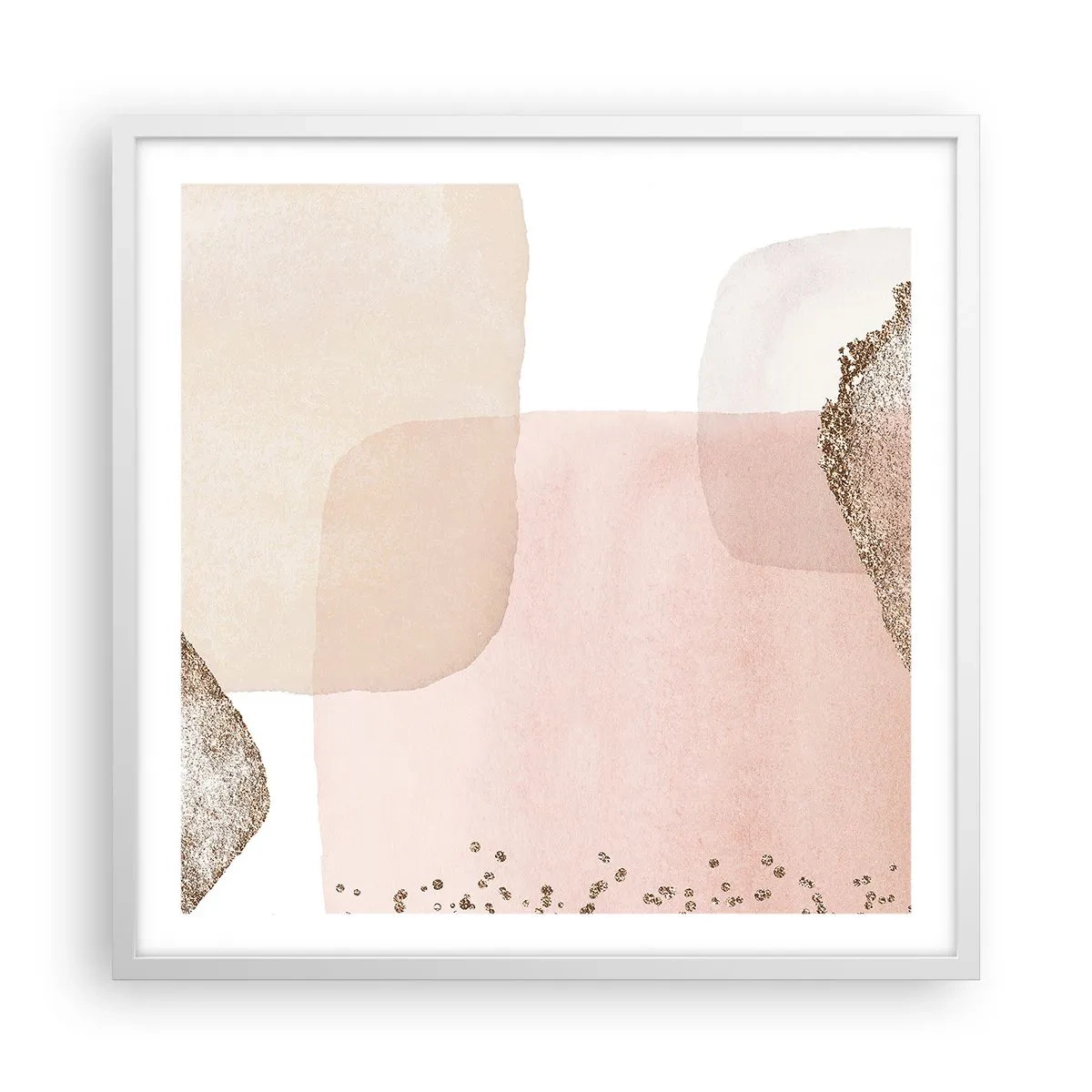 Poszter fekete keretben - Egy pillantás a színeken keresztül - 60x60 cm