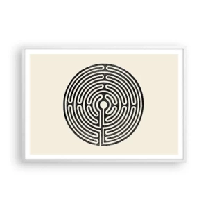 Poszter fekete keretben - Titokzatos rend - 100x70 cm