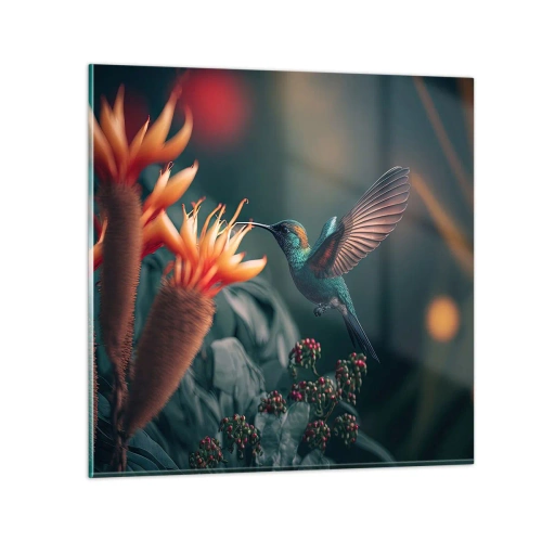 Üveg kép - Egy igazán színes élet - 30x30 cm