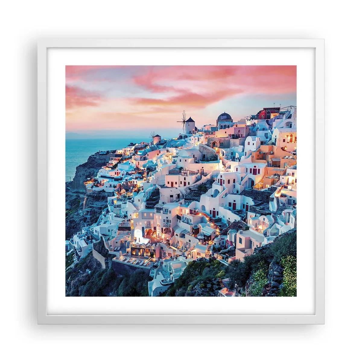 Poszter fekete keretben - Nagyszerű görög vakációd - 50x50 cm