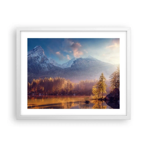 Poszter fekete keretben - A hegyekben és völgyekben - 50x40 cm