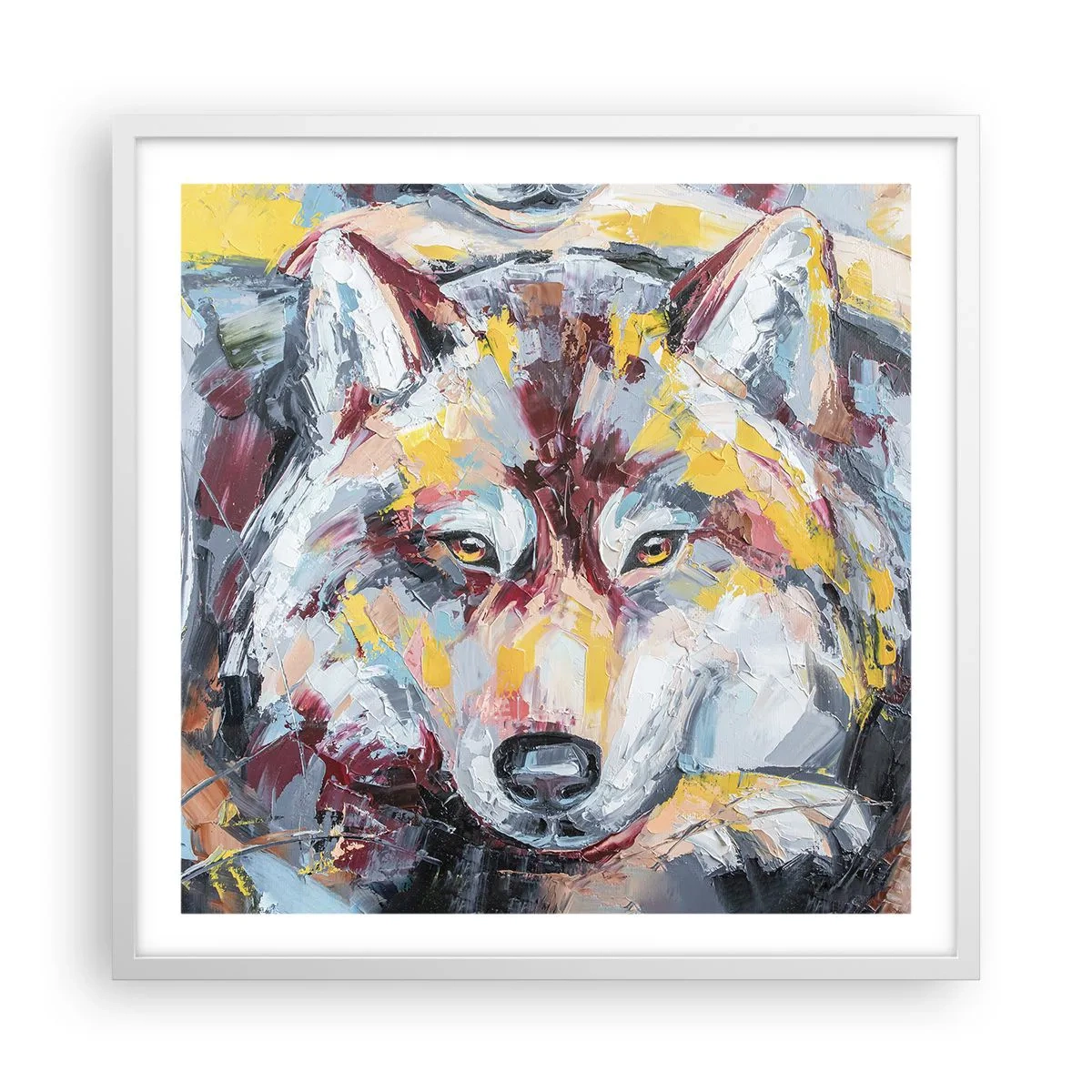 Poszter fekete keretben - Nyugalom a szeretteink között - 60x60 cm