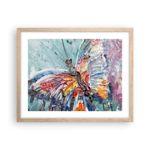 Poszter világos tölgy keretben - A természet által festett - 50x40 cm