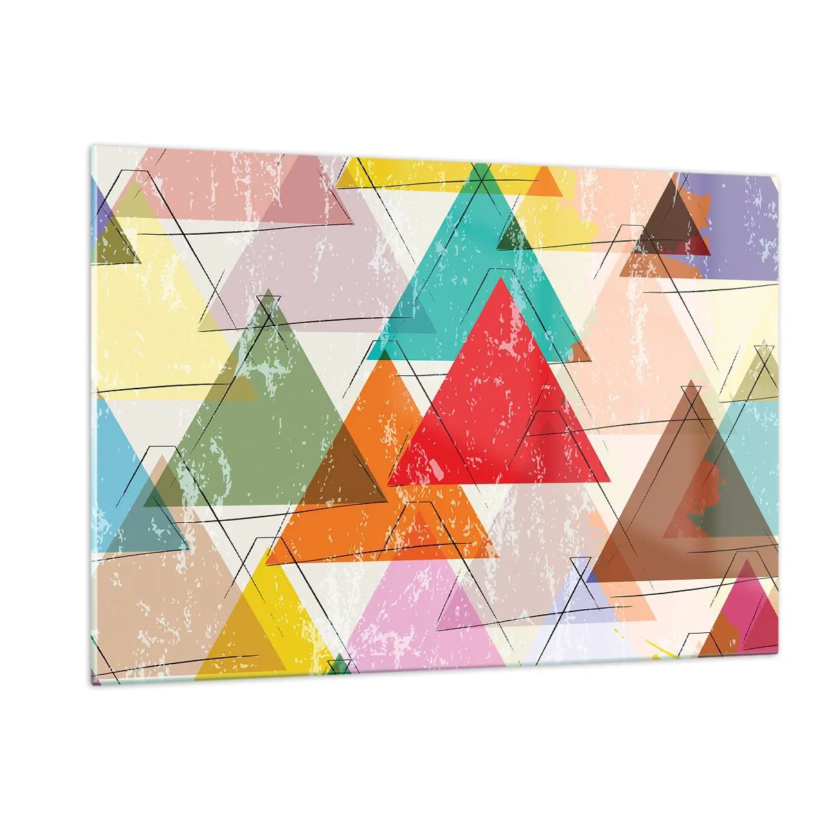 Üveg kép - Három-három - 120x80 cm