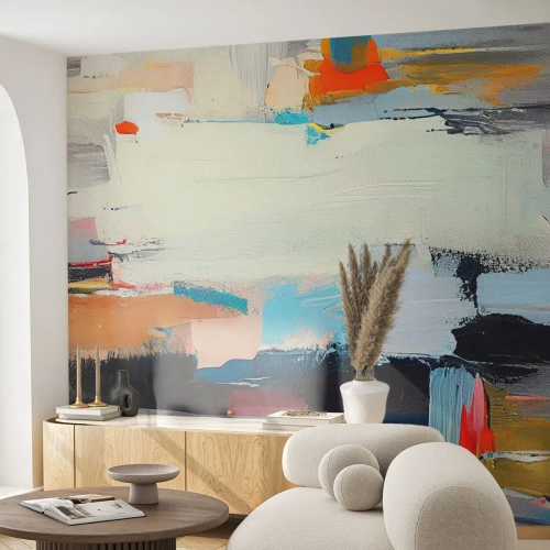 Fotótapéta Premium Canvas - Van rá módszer? - Modern, Festékek, Minimalista - 350x256 cm