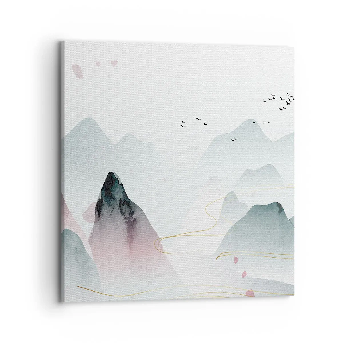 Vászonkép - A csúcsok fölött - 70x70 cm