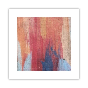 Poszter - Szivárványon  kiúszva - 30x30 cm