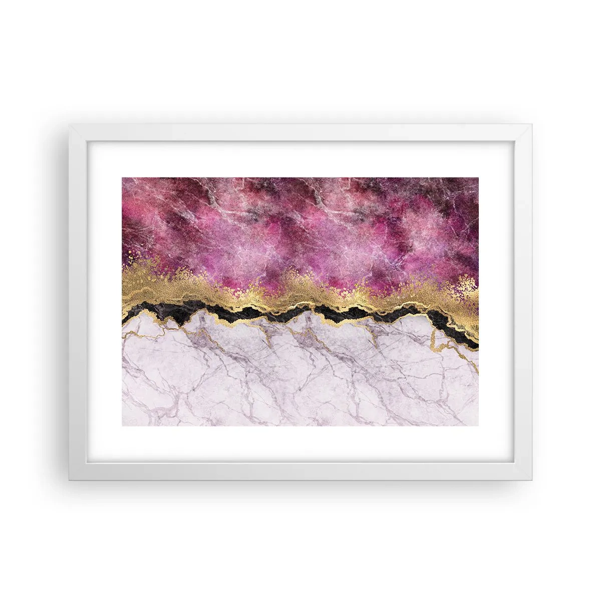 Poszter fekete keretben - A határon - 40x30 cm