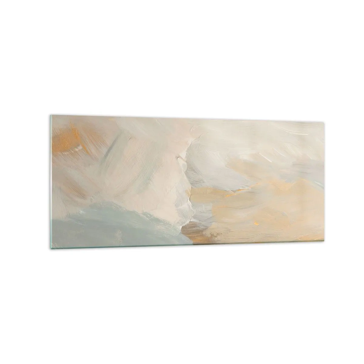 Üveg kép - Absztrakció - a szelídség földje - 120x50 cm