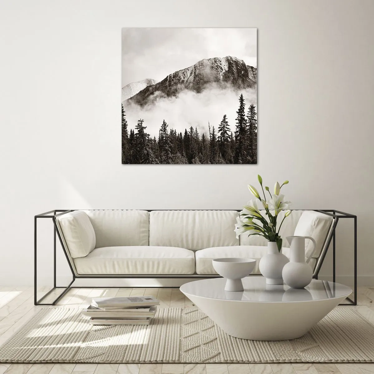 Üveg kép - Gránit uralkodó - 60x60 cm