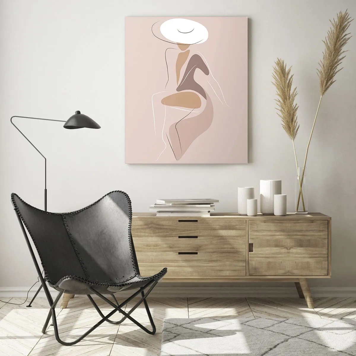 Üveg kép - Egy hölgynek lenni - 50x70 cm