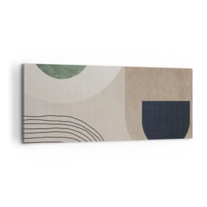 Vászonkép - Egy ovális szelídsége - 100x40 cm