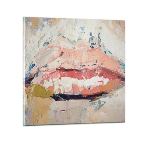 Üveg kép - Felébreszti az érzékeket - 30x30 cm