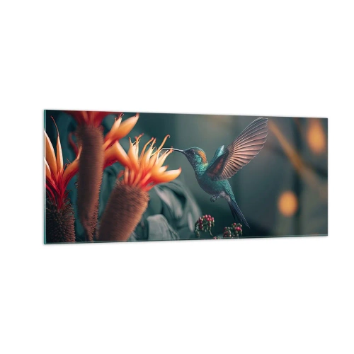 Üveg kép - Egy igazán színes élet - 100x40 cm