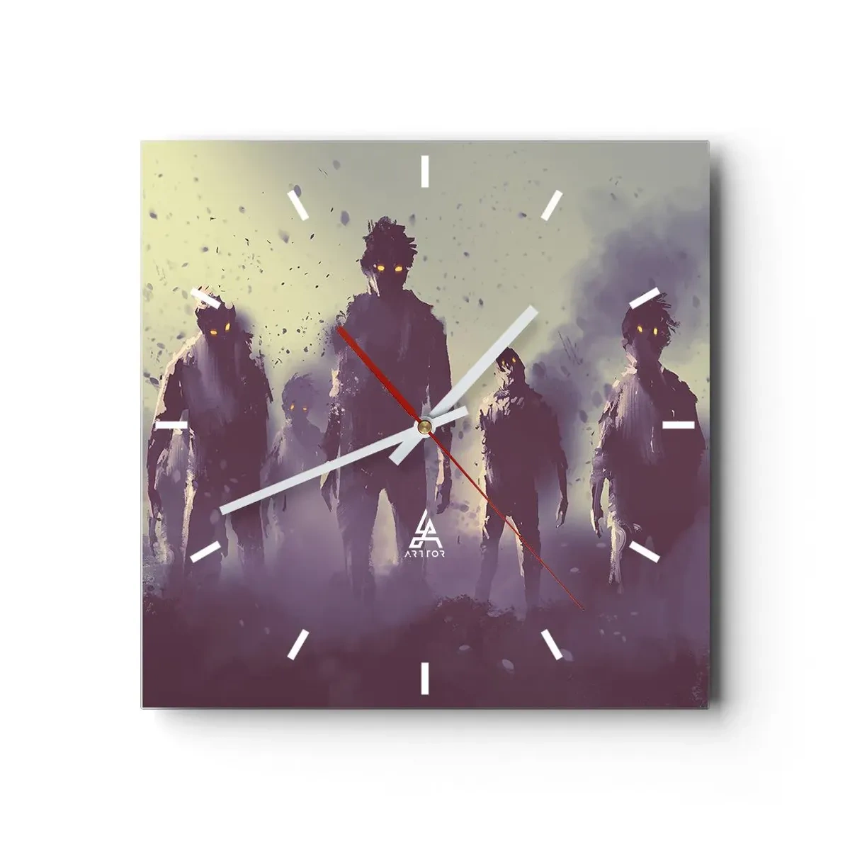 Falióra, Óra - Figyelj! Jönnek - 40x40 cm