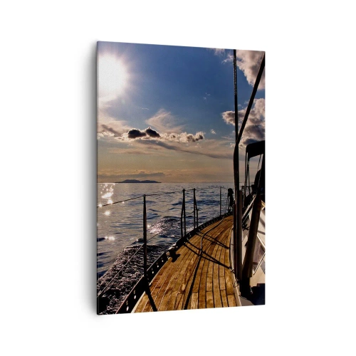 Vászonkép - Vitorlázás a nap felé - 70x100 cm