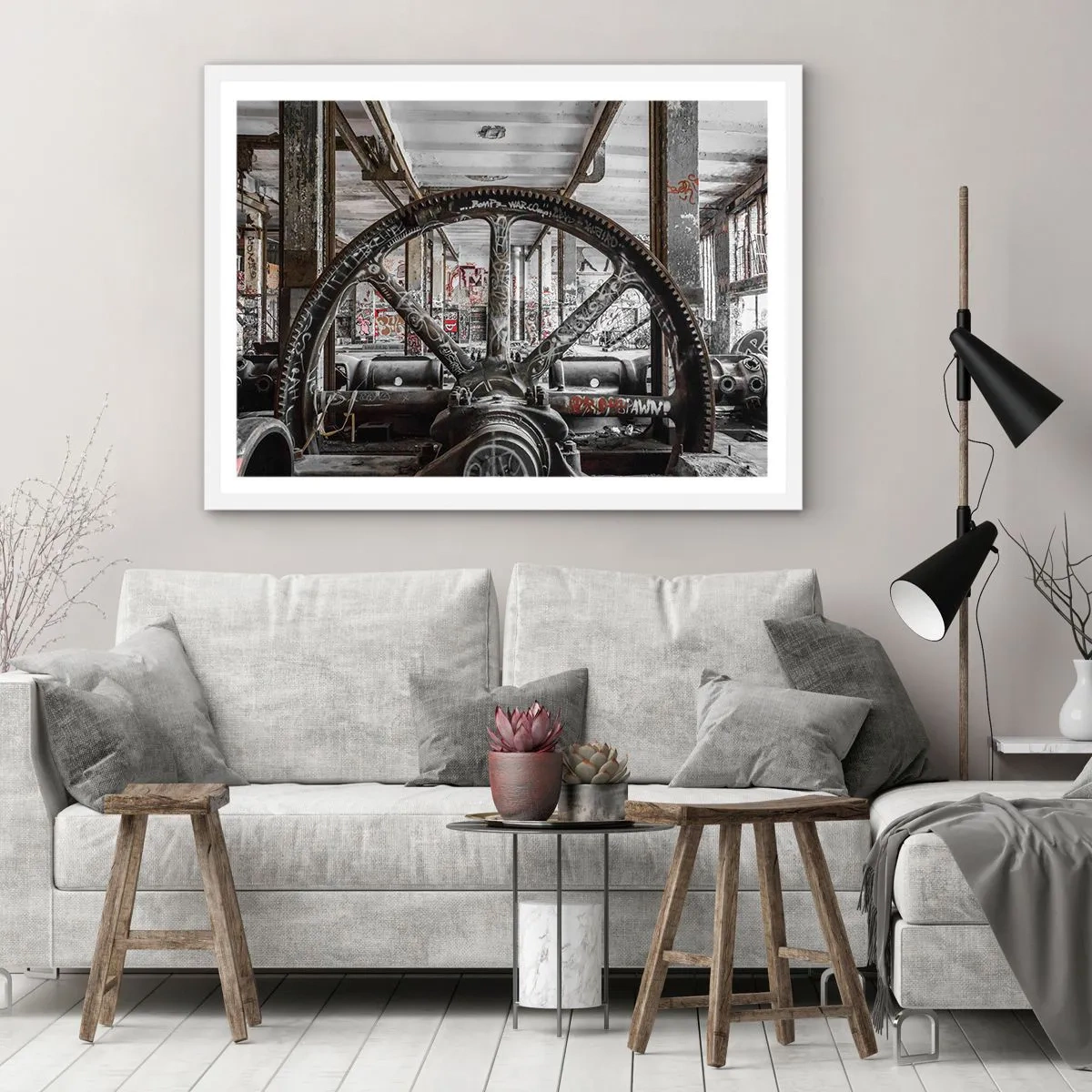 Poszter fekete keretben - A gyár titkos élete - 100x70 cm