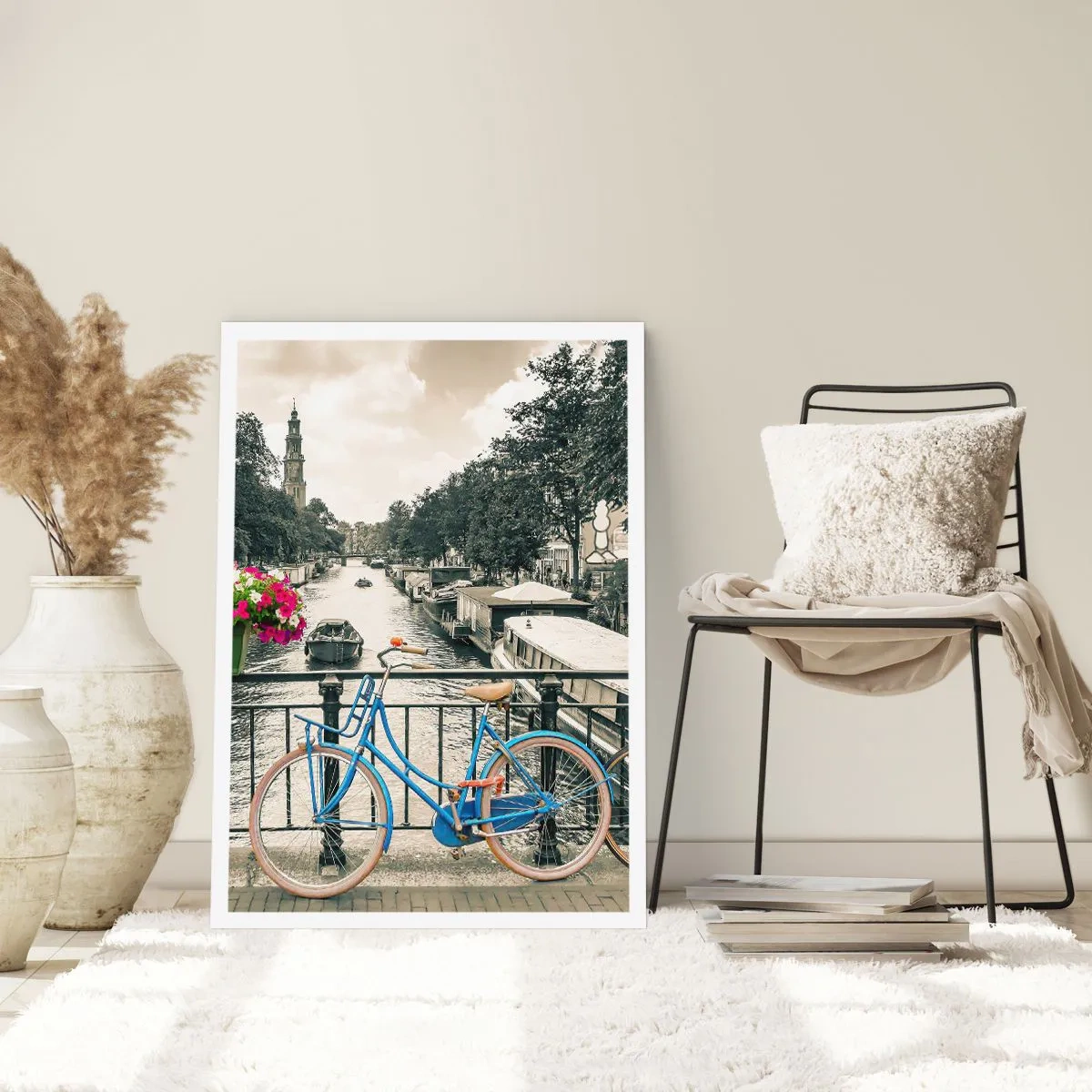 Poszter - Az amszterdami utca színei - 70x100 cm