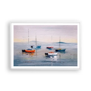 Poszter fekete keretben - Jól megérdemelt pihenés - 91x61 cm