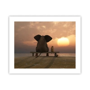 Poszter - Jó együtt hallgatni - 50x40 cm