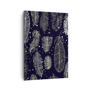 Vászonkép - Tollas csipke - 50x70 cm