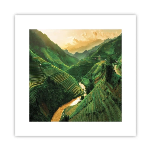 Poszter - Vietnámi völgy - 30x30 cm