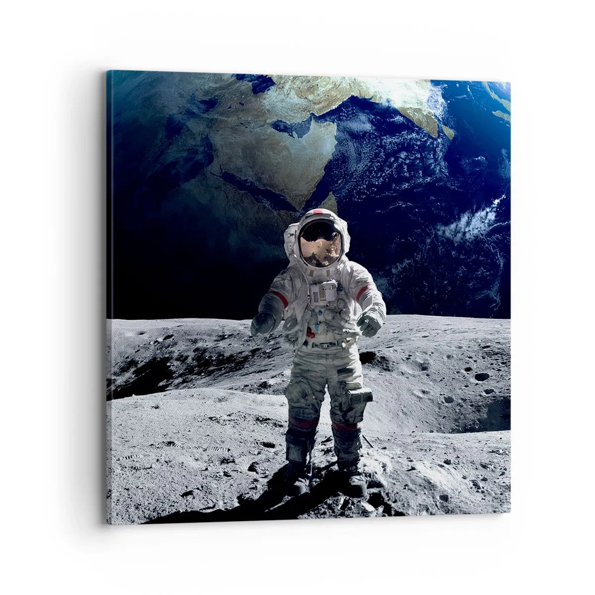 Vászonkép - Üdvözlet a Holdról - 70x70 cm