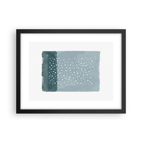 Poszter fehér keretben - Kéken nőtt - 40x30 cm