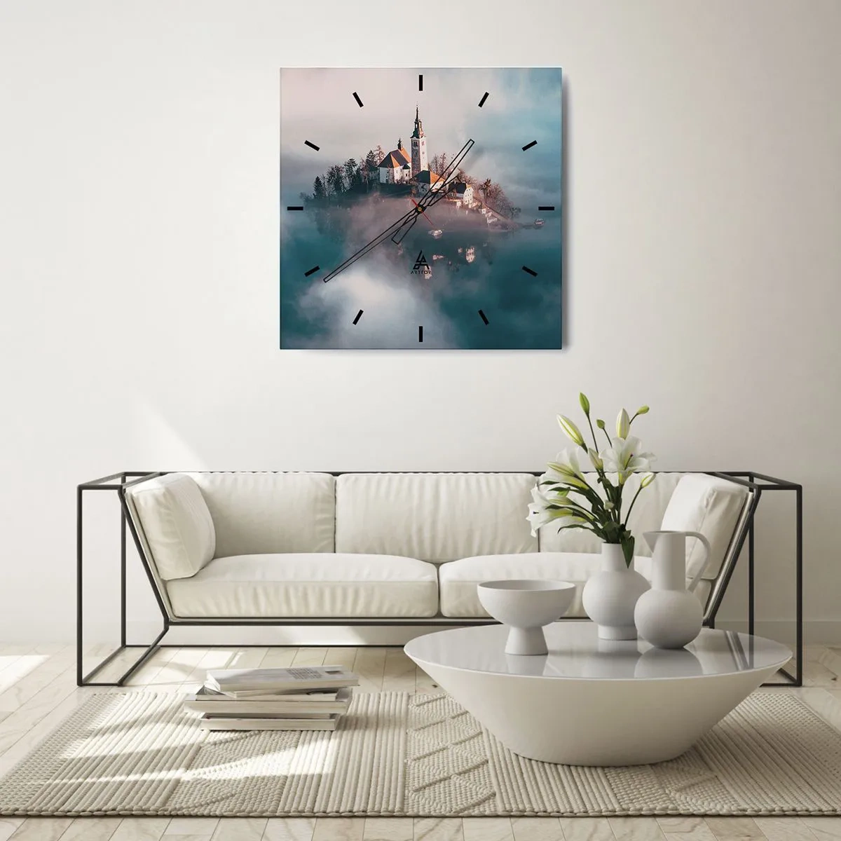 Falióra, Óra - Álomsziget - 40x40 cm