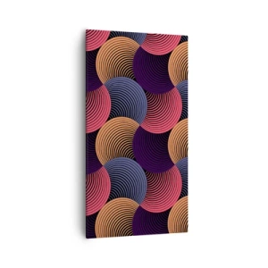 Vászonkép - Körkörös ritmusban - 55x100 cm