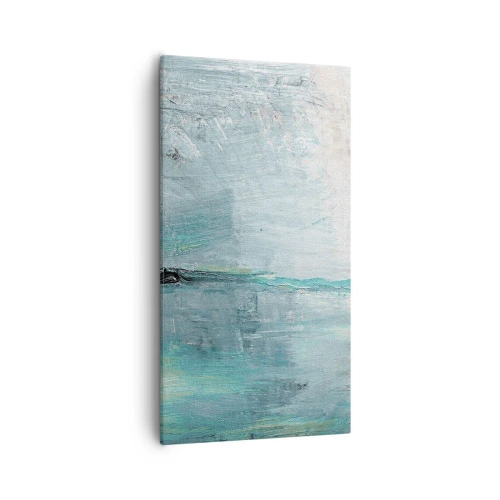 Vászonkép - Vízszintesen kék színben - 55x100 cm