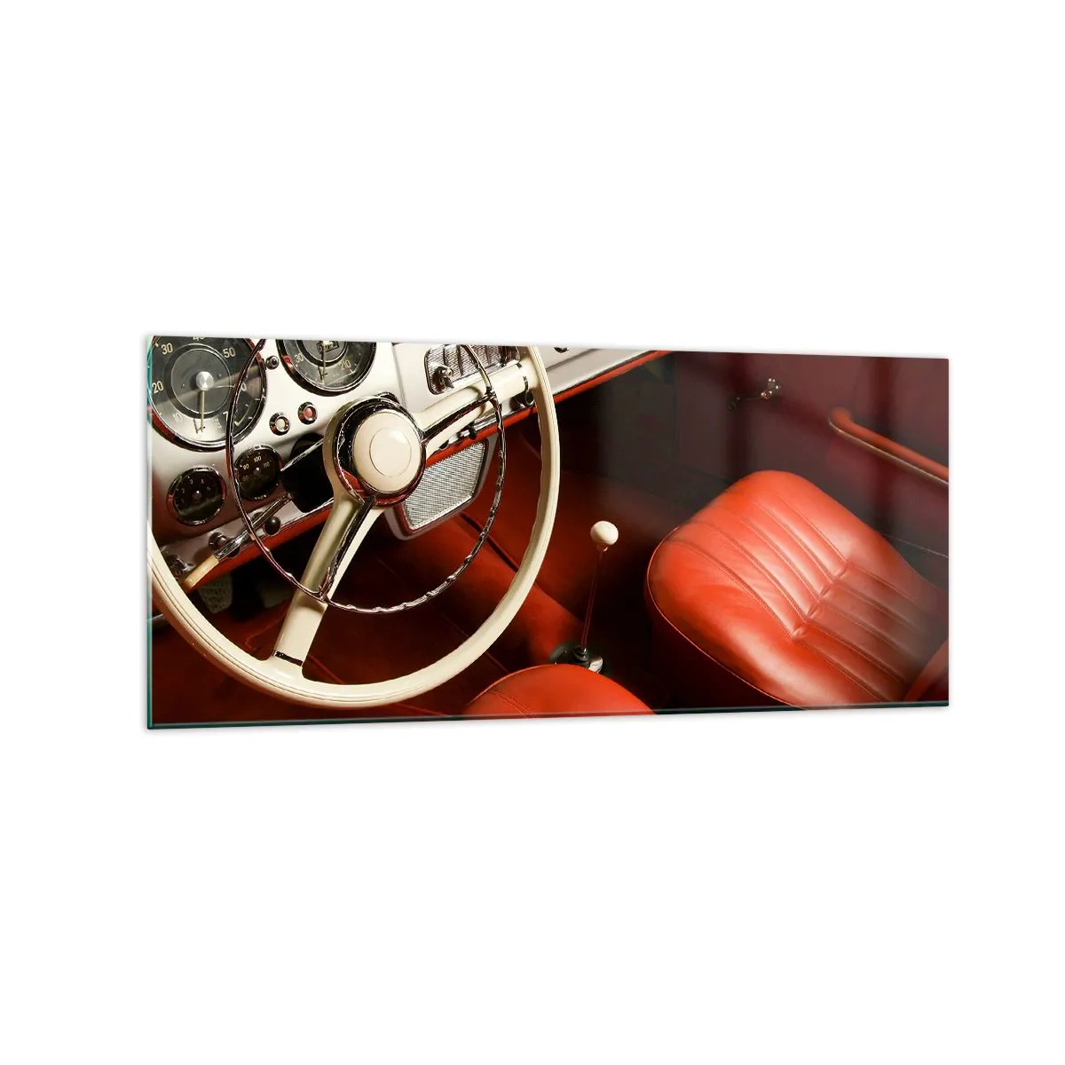 Üveg kép - Luxus vintage stílusban - 120x50 cm