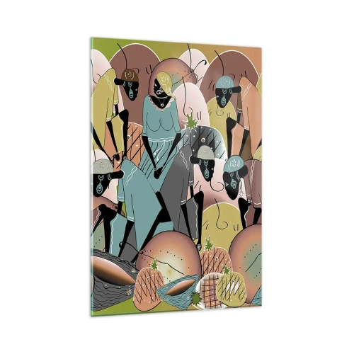 Üveg kép - Jön a nagy ünnep - 80x120 cm