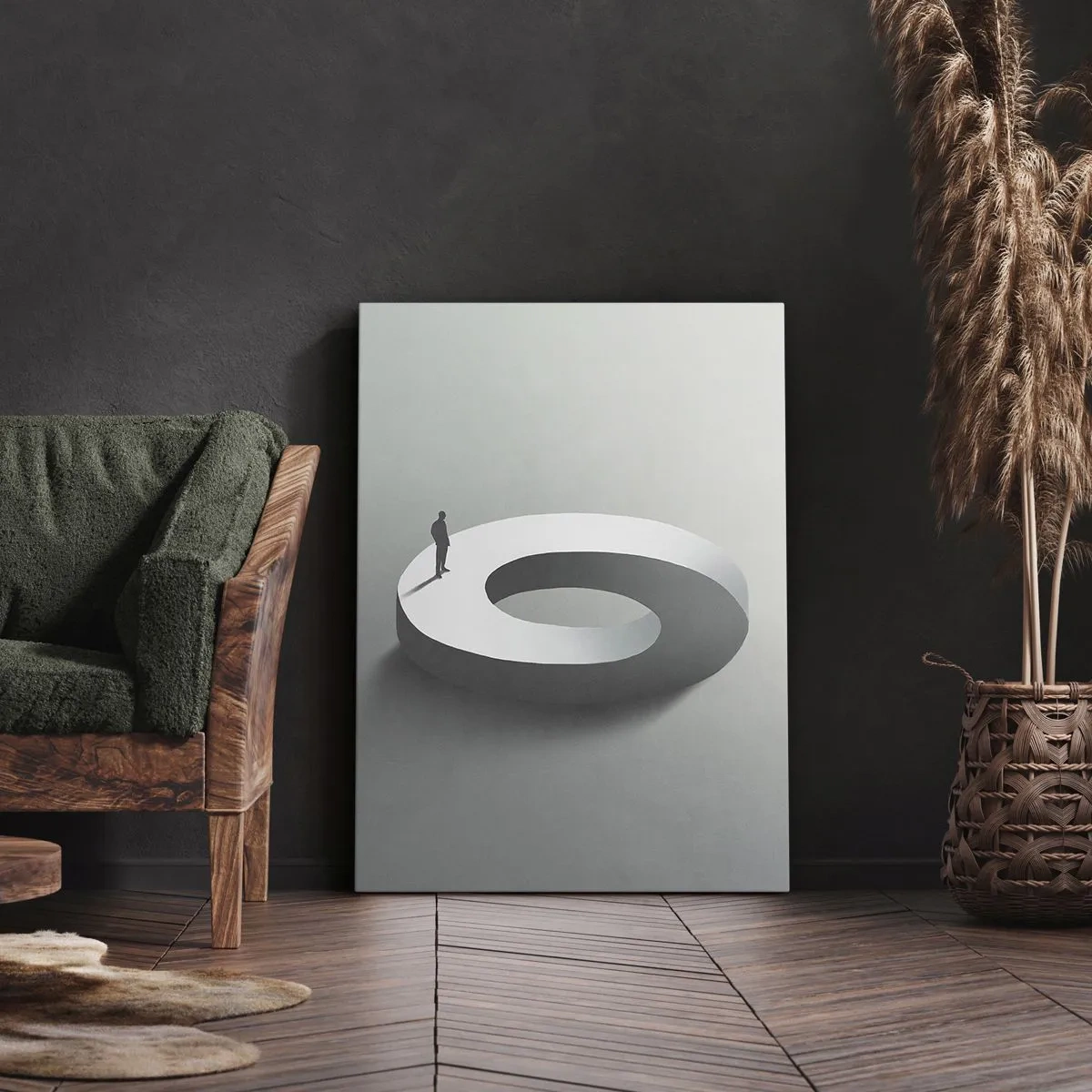 Vászonkép - És bölcsnek lenni - 50x70 cm