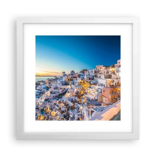 Poszter fekete keretben - A görögség lényege - 30x30 cm