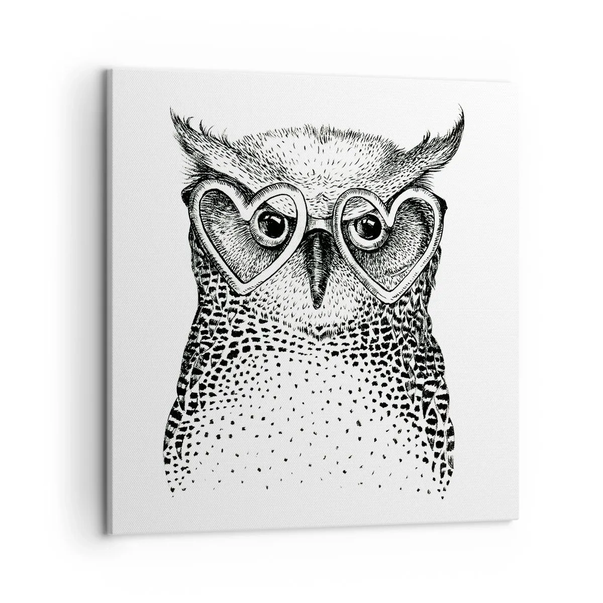 Vászonkép - Bölcsen és szeretettel - 50x50 cm