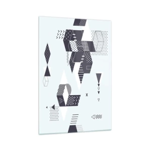 Üveg kép - Lélekben a matematika - 70x100 cm