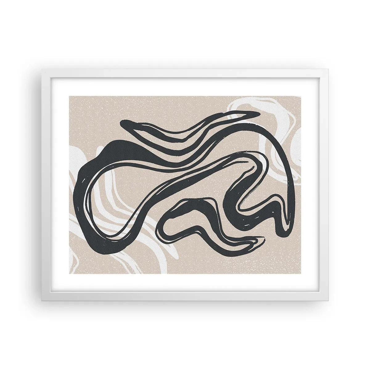 Poszter fekete keretben - Megsokszorozott kifejezés - 50x40 cm