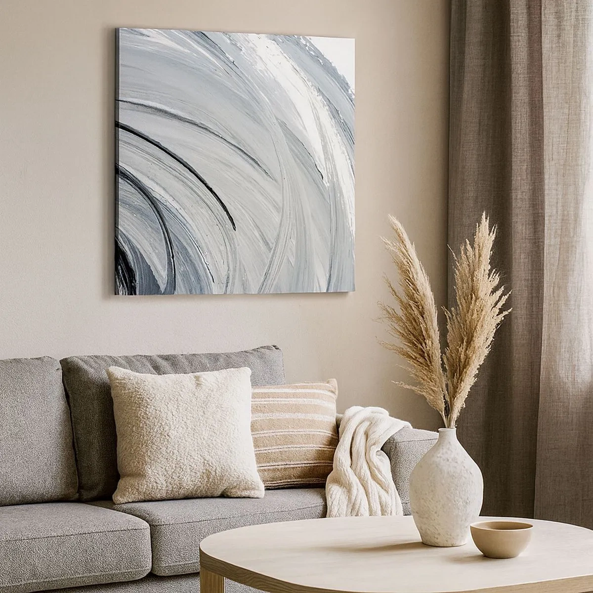 Vászonkép - Orbitális kompozíció - 30x30 cm