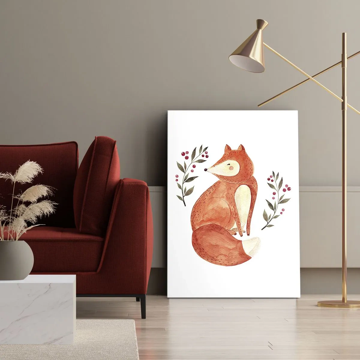 Vászonkép - Kis vörös hajú - 50x70 cm