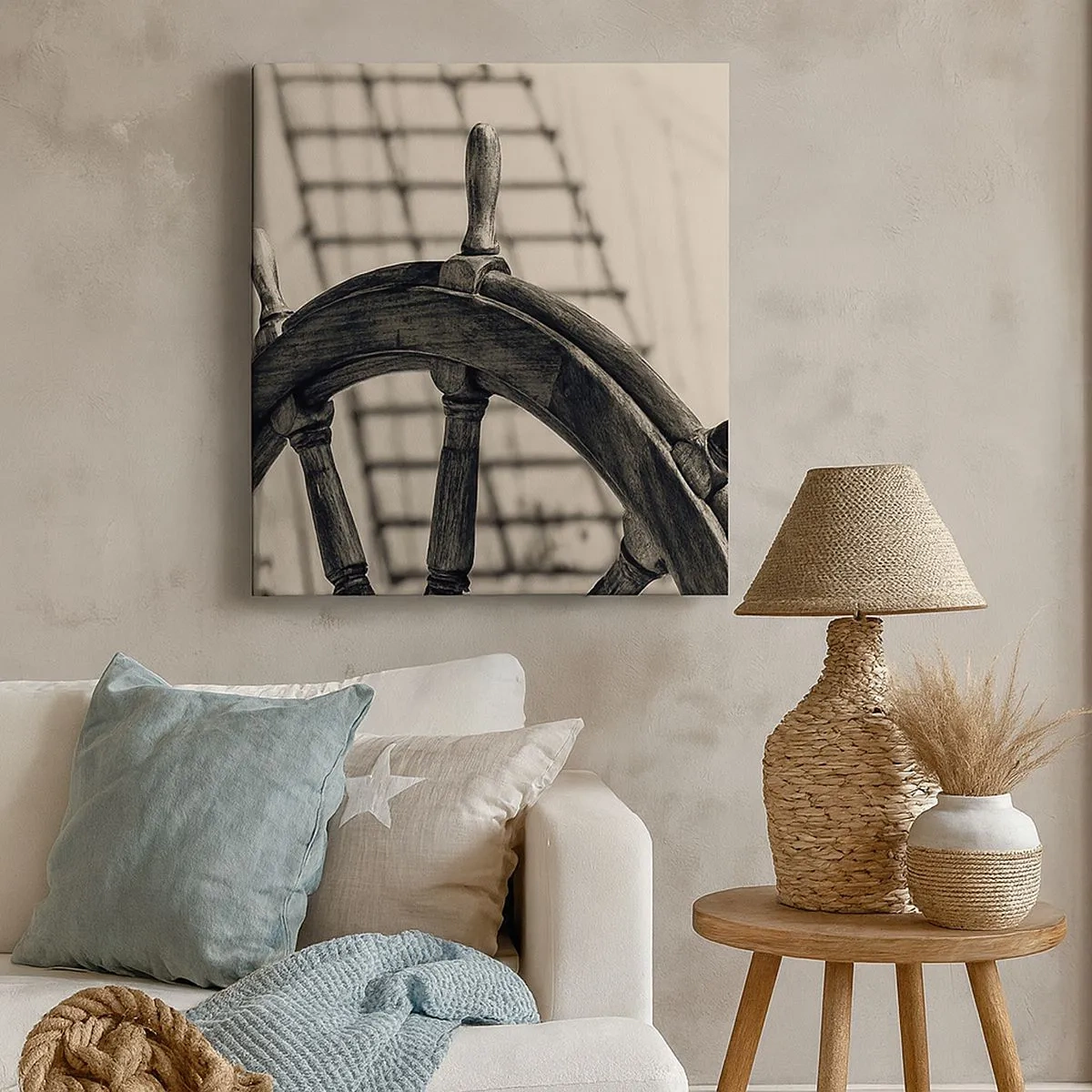 Vászonkép - Tengeri történetek - 30x30 cm