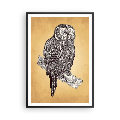 Poszter fehér keretben - A bölcsesség bonyolult díszei - 70x100 cm